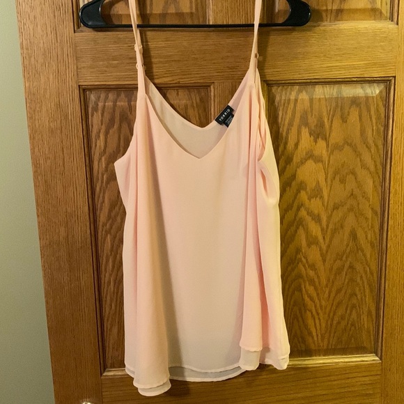 Torrid light pink double layer tank - Picture 1 of 3